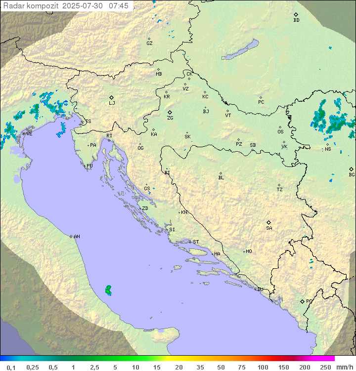 Padavine Hrvaška