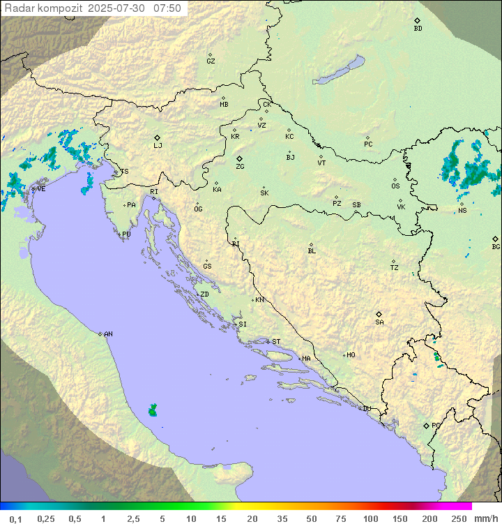 Padavine Hrvaška