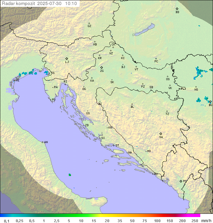 Padavine Hrvaška