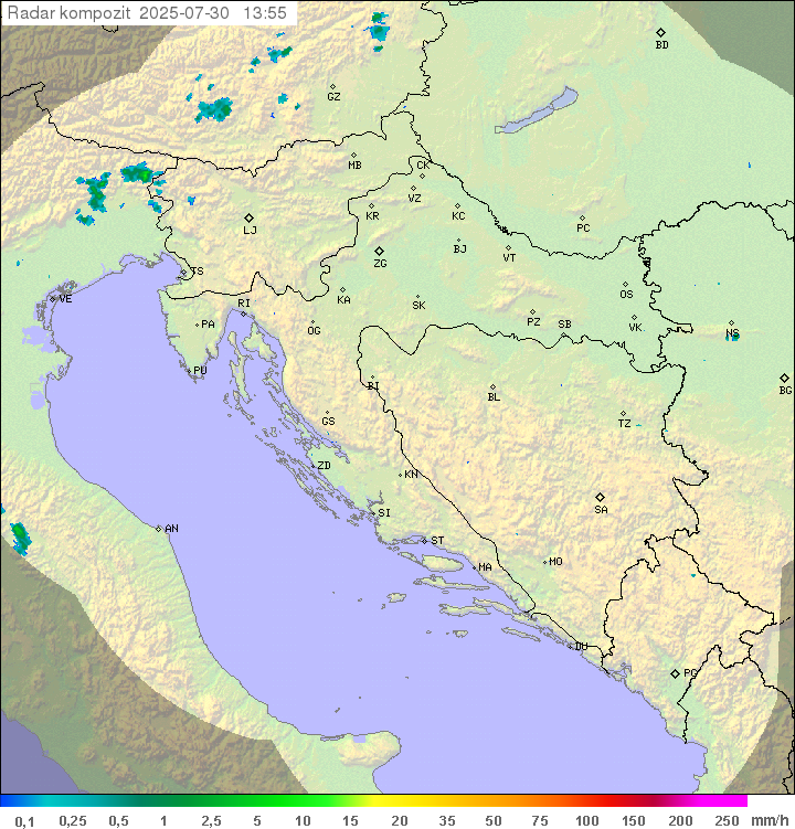 Padavine Hrvaška