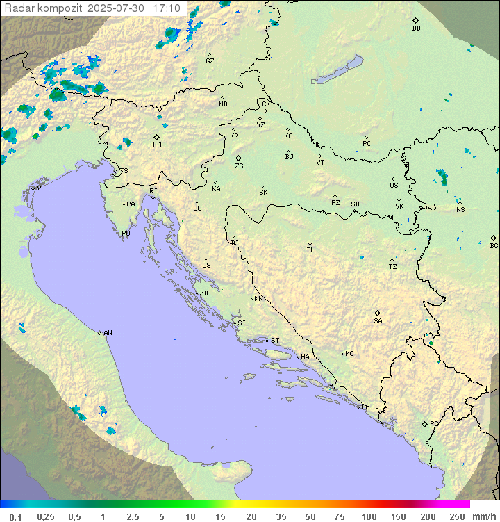 Padavine Hrvaška