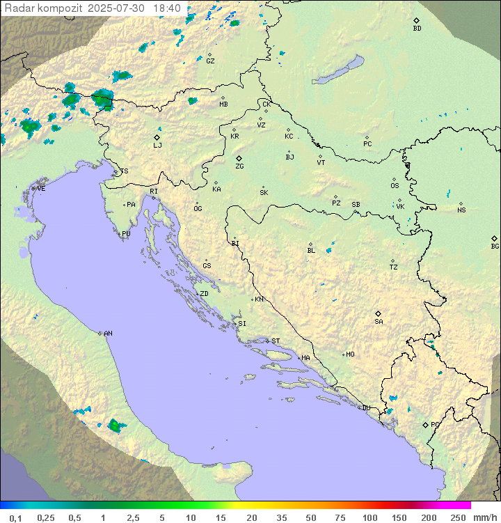 Padavine Hrvaška