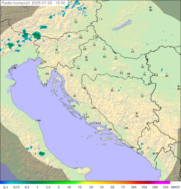 Padavine Hrvaška