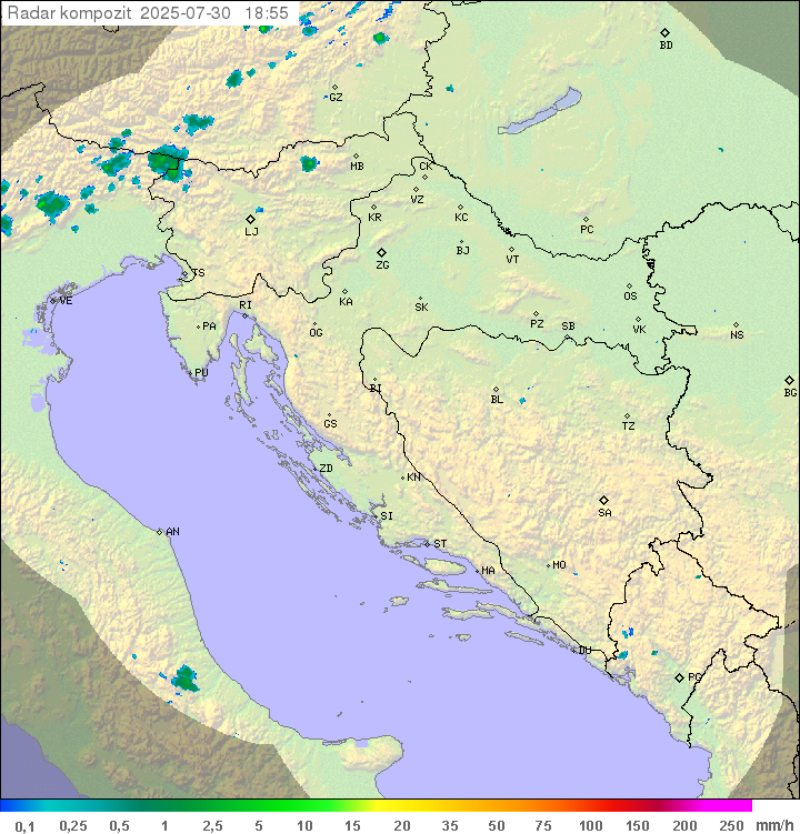 Padavine Hrvaška