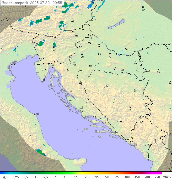 Padavine Hrvaška
