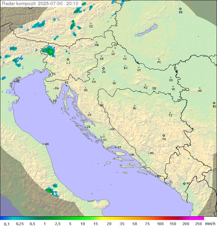 Padavine Hrvaška