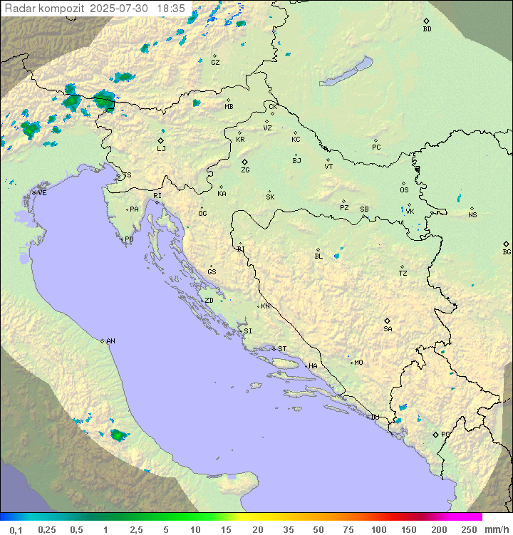 Padavine Hrvaška
