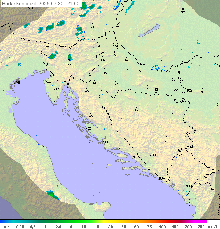 Padavine Hrvaška