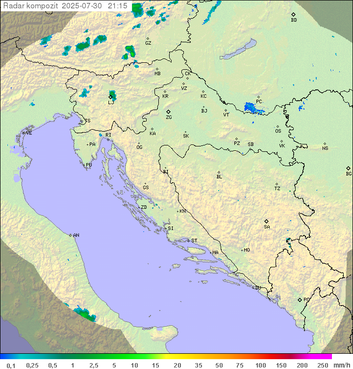 Padavine Hrvaška