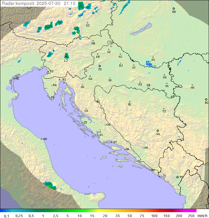 Padavine Hrvaška