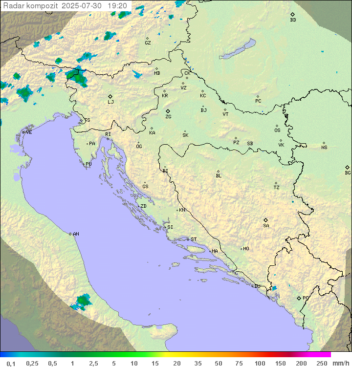 Padavine Hrvaška