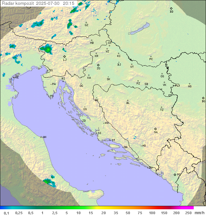 Padavine Hrvaška