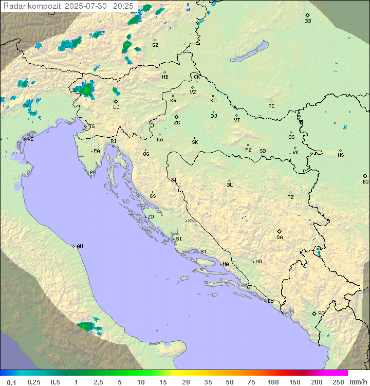 Padavine Hrvaška