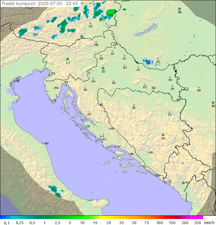 Padavine Hrvaška
