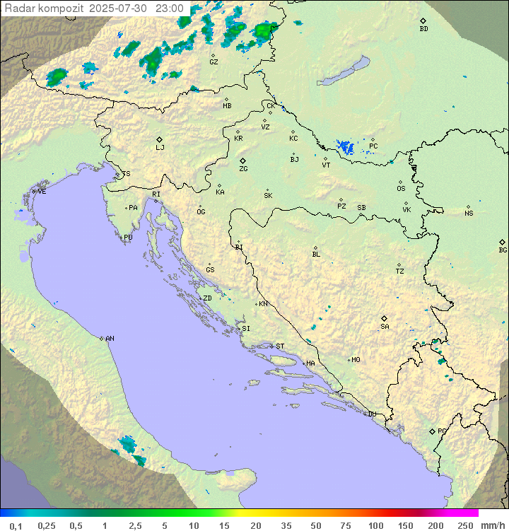 Padavine Hrvaška