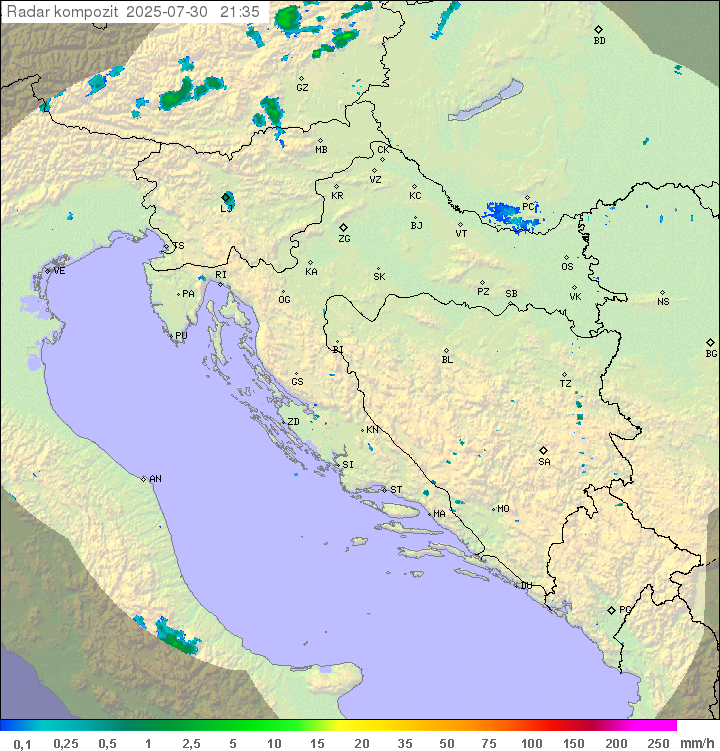 Padavine Hrvaška