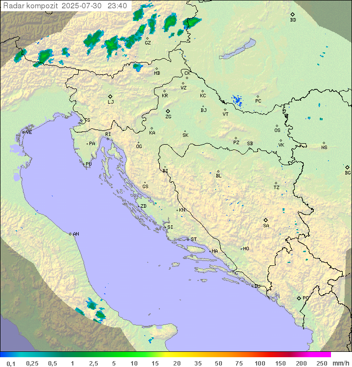 Padavine Hrvaška