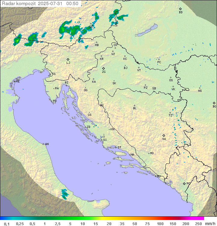 Padavine Hrvaška