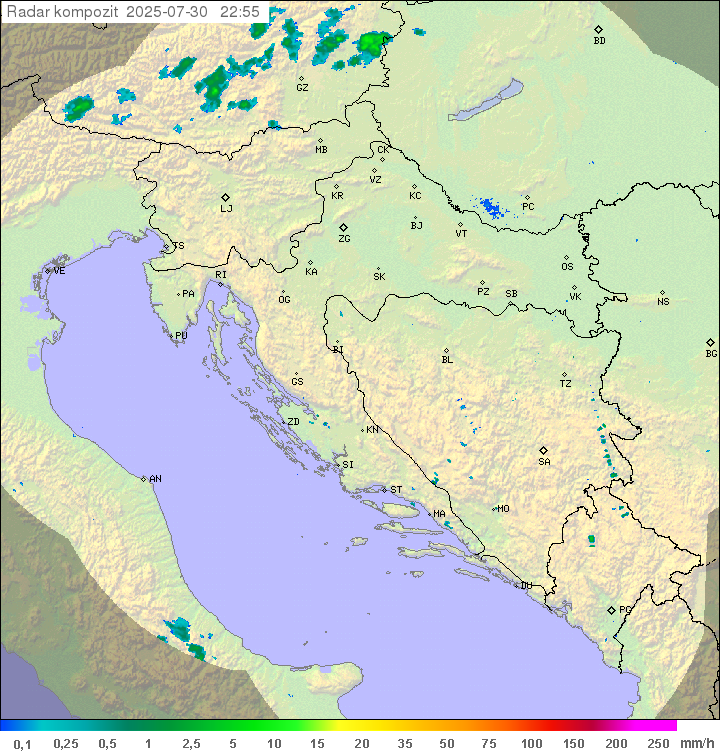 Padavine Hrvaška