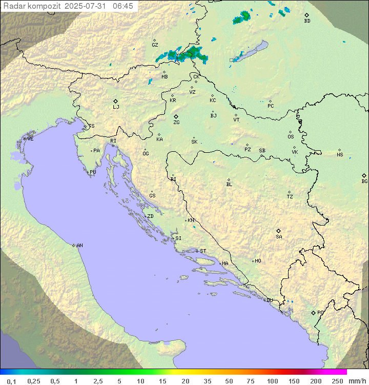 Padavine Hrvaška