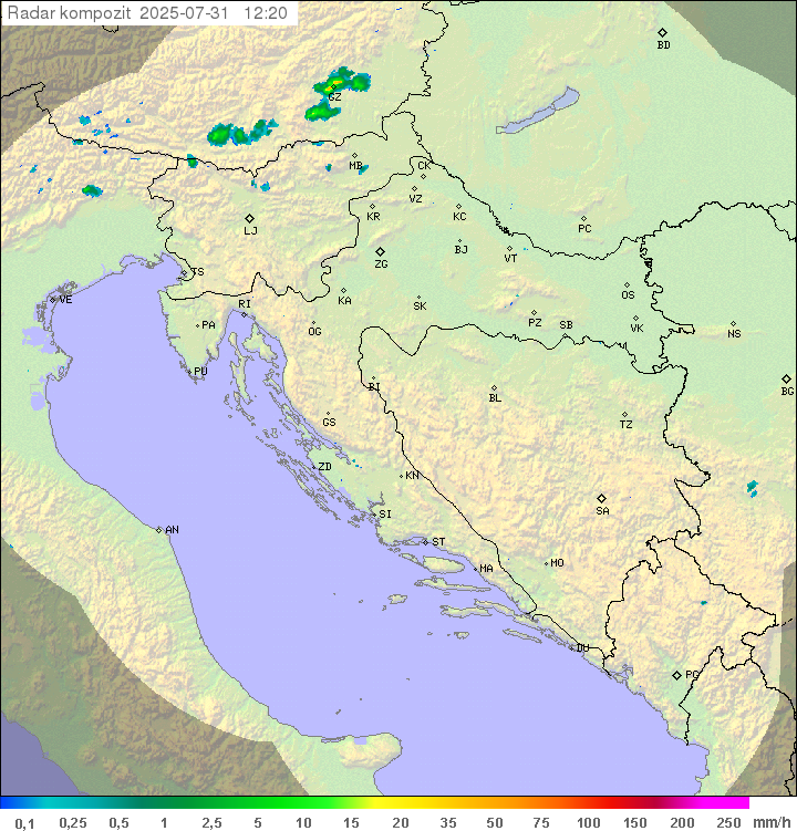 Padavine Hrvaška