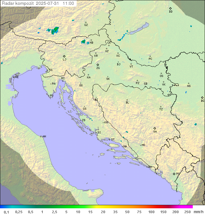 Padavine Hrvaška