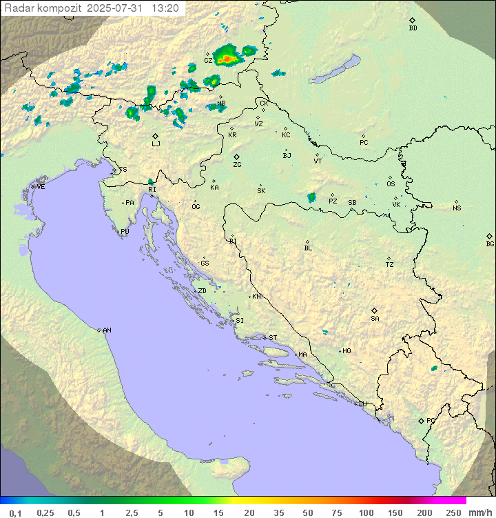 Padavine Hrvaška