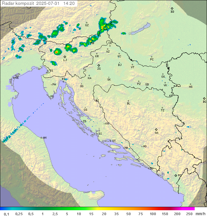 Padavine Hrvaška