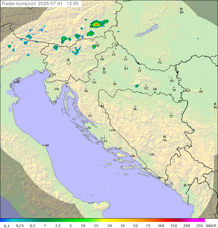 Padavine Hrvaška