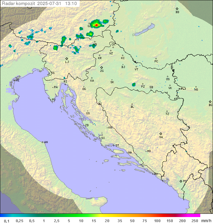 Padavine Hrvaška