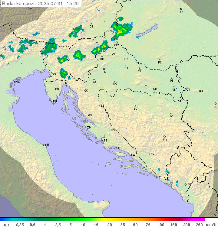 Padavine Hrvaška