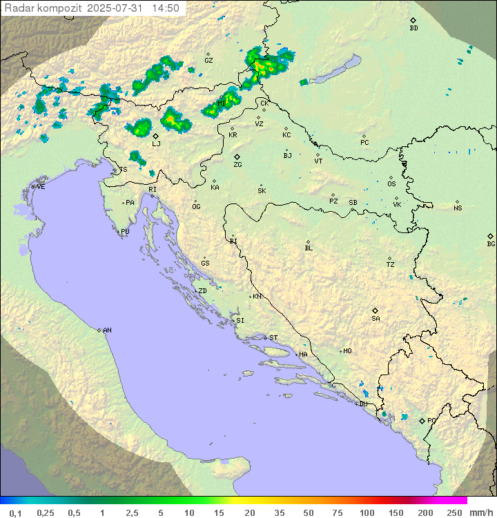 Padavine Hrvaška
