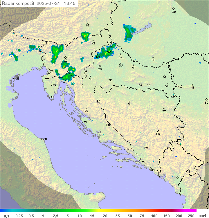 Padavine Hrvaška
