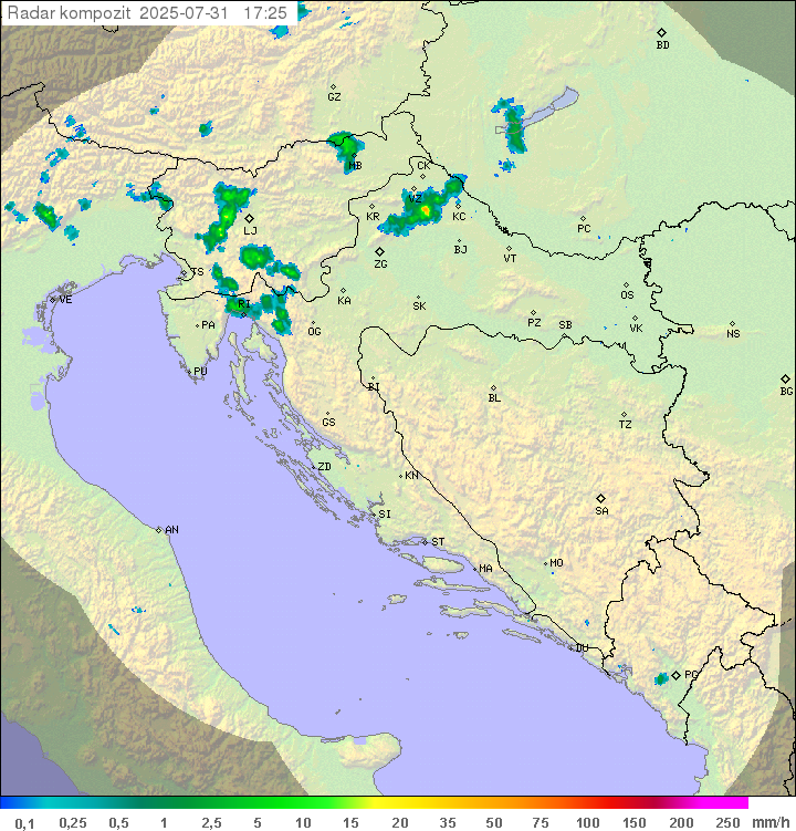 Padavine Hrvaška