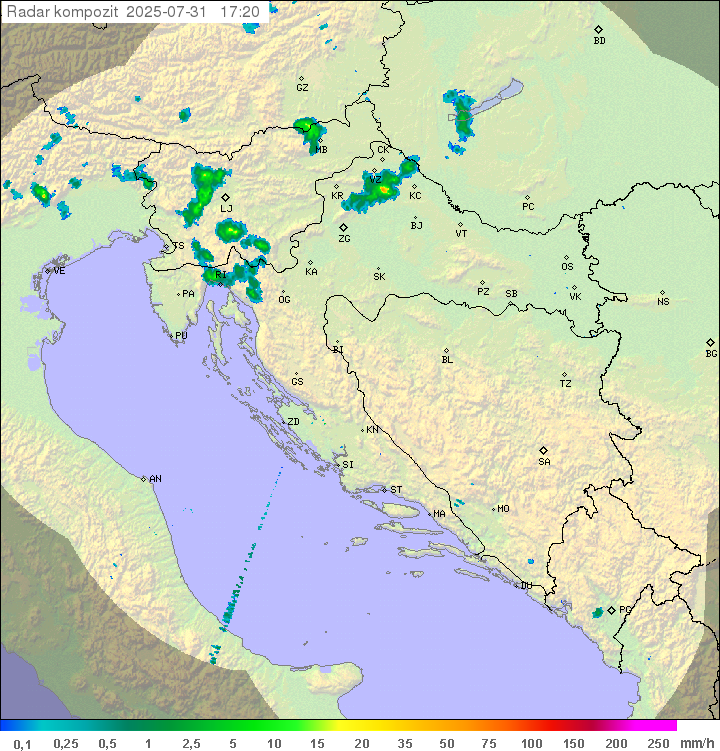 Padavine Hrvaška
