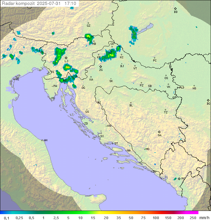 Padavine Hrvaška
