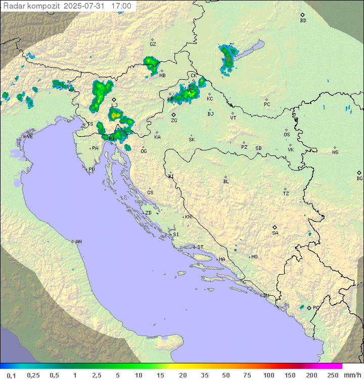 Padavine Hrvaška
