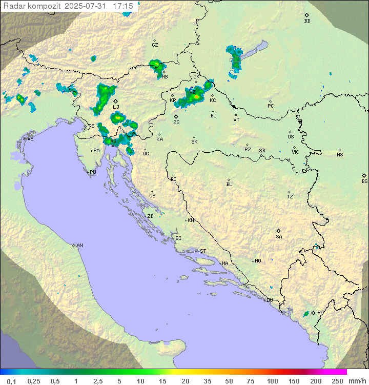 Padavine Hrvaška