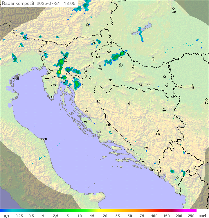 Padavine Hrvaška