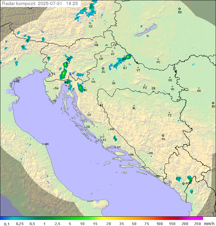 Padavine Hrvaška