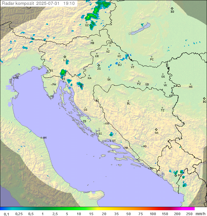 Padavine Hrvaška