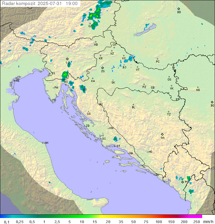 Padavine Hrvaška
