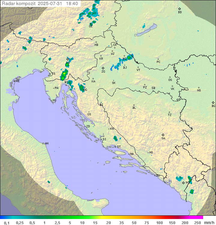 Padavine Hrvaška