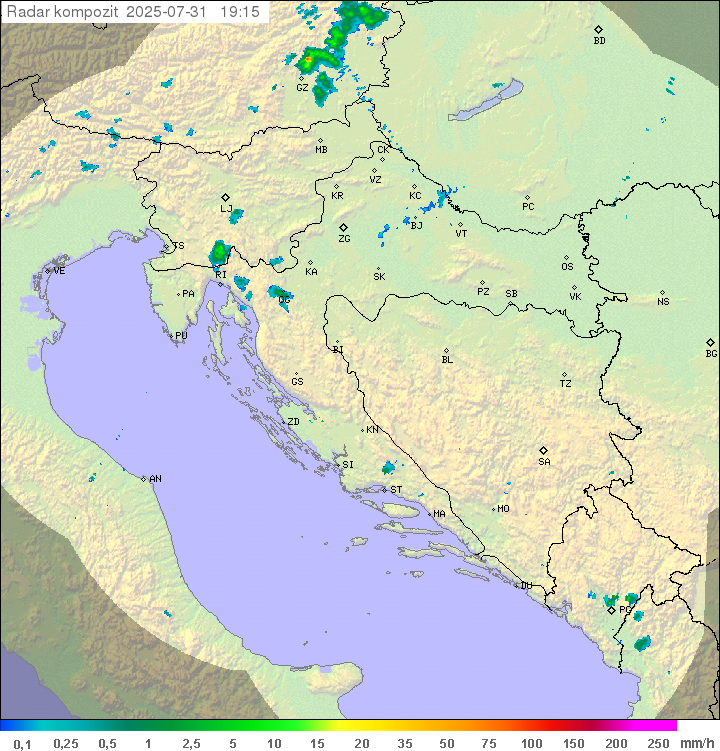 Padavine Hrvaška