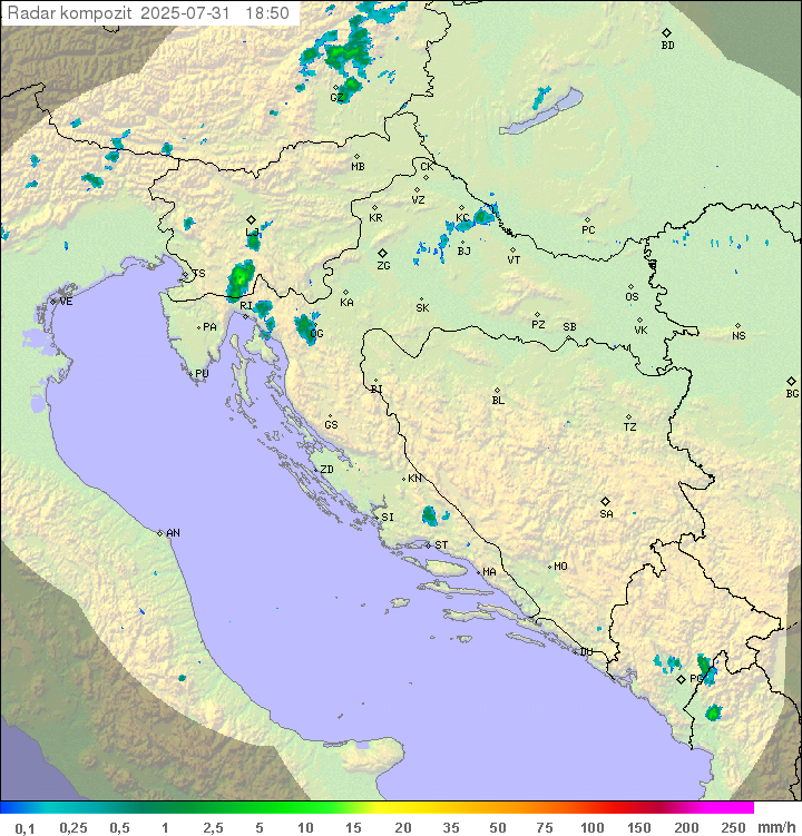 Padavine Hrvaška