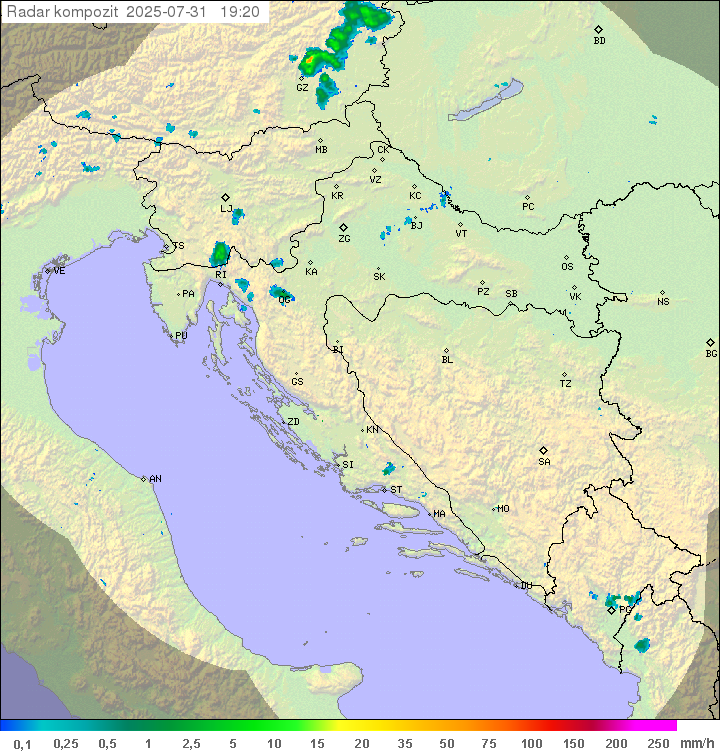 Padavine Hrvaška