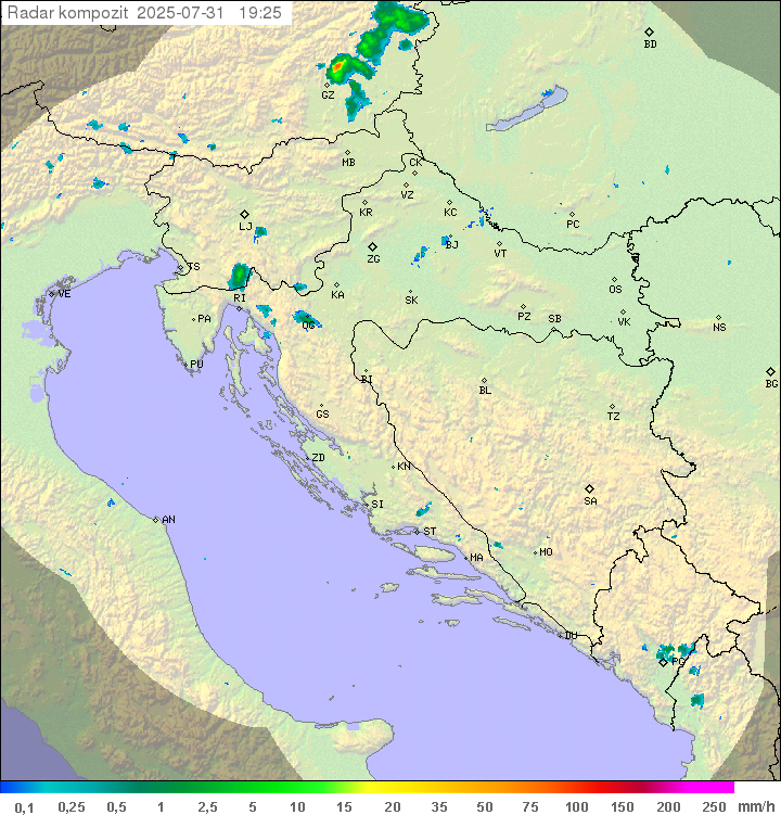 Padavine Hrvaška