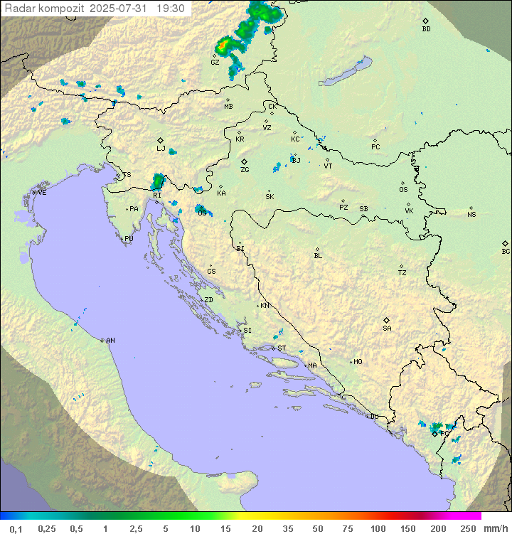 Padavine Hrvaška