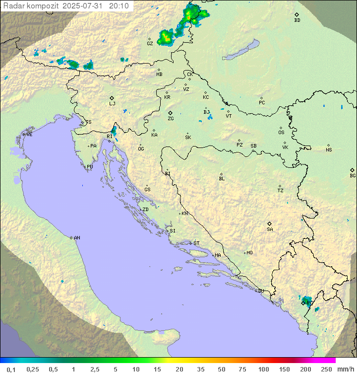 Padavine Hrvaška