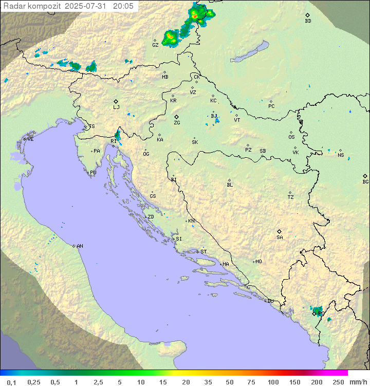 Padavine Hrvaška